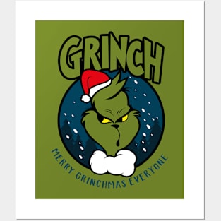 Christmas Grinch Posters and Art